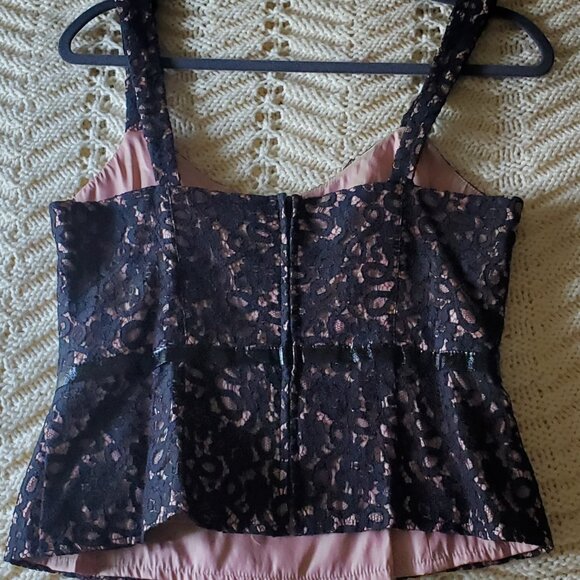 Nanette lepore vintage corset top lace - Picture 2 of 6